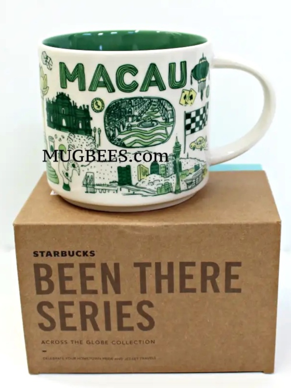 Starbucks Been There Series Macau Ceramic Coffee Mug Cup 14 oz NEW